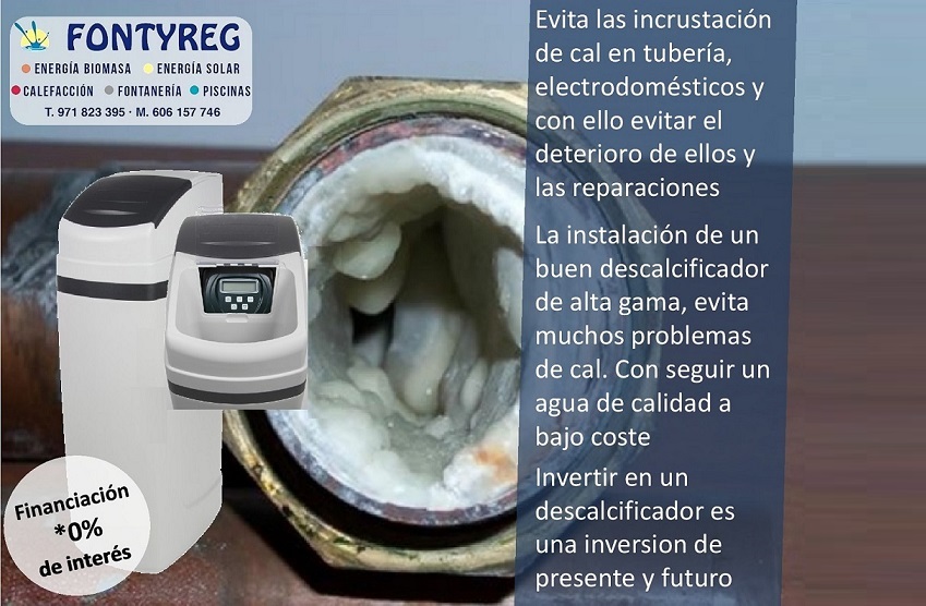 Tratamiento aguas MALLORCA, eliminar cal descalcificador Mallorca, osmosis inversa Manacor, quitar n