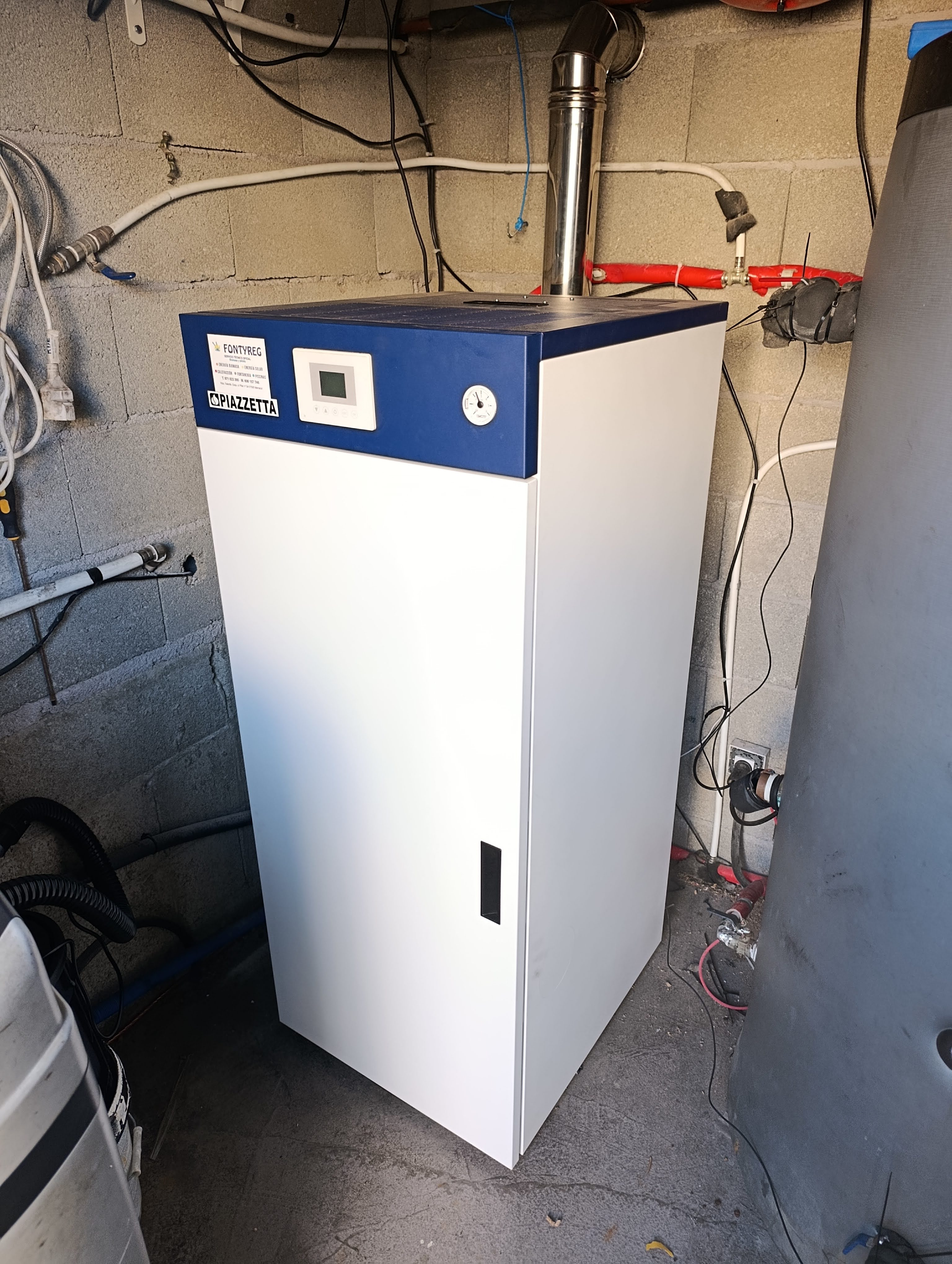 caldeta pellets cp 24 piazzetta, calefaccion pellets, servicio tecnico pellets mallorca piazzetta,