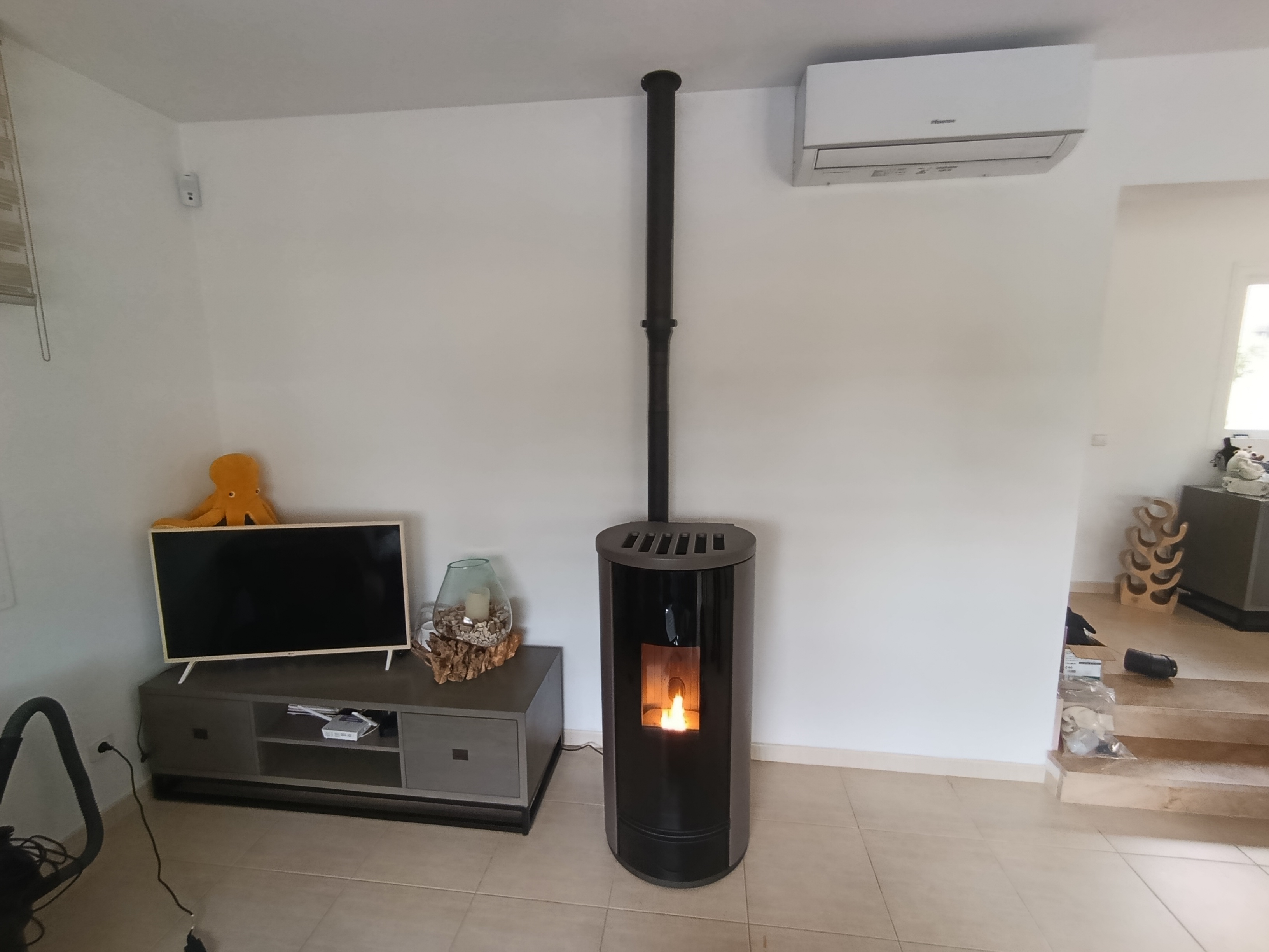 estufa pellets piazzetta p220 mallorca,