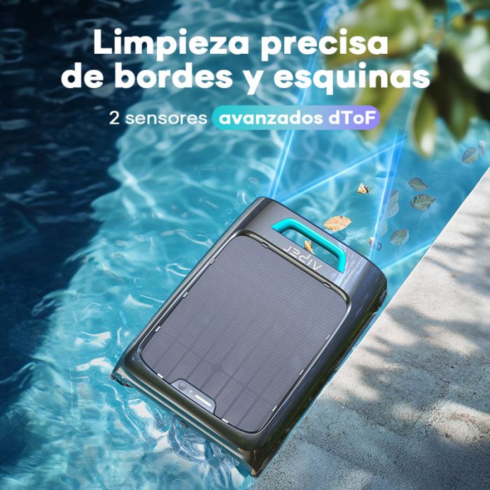 Aiper EcoSurfer S2 mallorfca skimmer solar inteligente, piscina limpia durante todo el año,sin cable